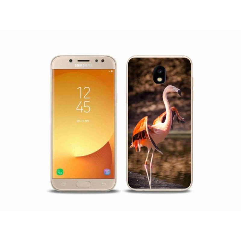 Gelový kryt mmCase na mobil Samsung Galaxy J5 (2017) - plameňák 2