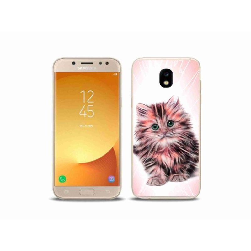 Gelový kryt mmCase na mobil Samsung Galaxy J5 (2017) - roztomilé kotě