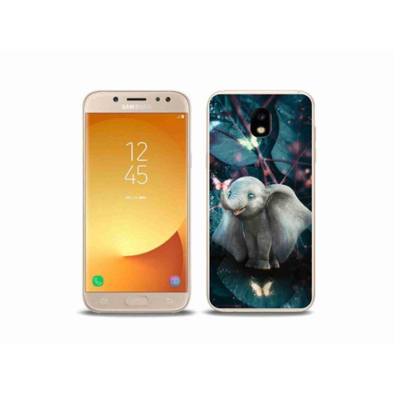 Gelový kryt mmCase na mobil Samsung Galaxy J5 (2017) - roztomilý slon