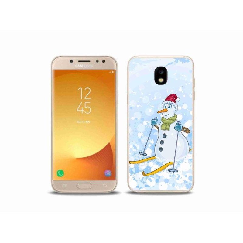 Gelový kryt mmCase na mobil Samsung Galaxy J5 (2017) - sněhulák