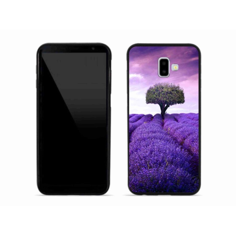 Gelový kryt mmCase na mobil Samsung Galaxy J6 Plus - levandulová louka
