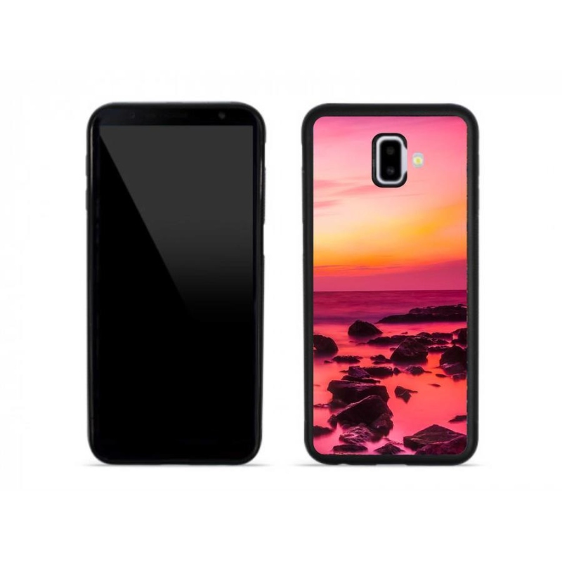 Gelový kryt mmCase na mobil Samsung Galaxy J6 Plus - moře a záře