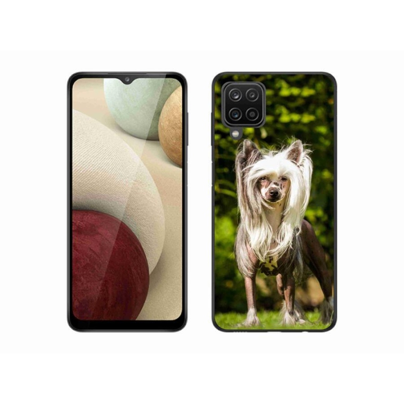Gelový kryt mmCase na mobil Samsung Galaxy M12 - čínský chocholatý pes