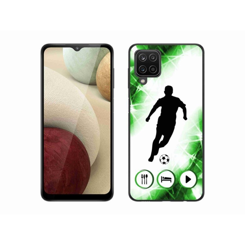 Gelový kryt mmCase na mobil Samsung Galaxy M12 - fotbalista