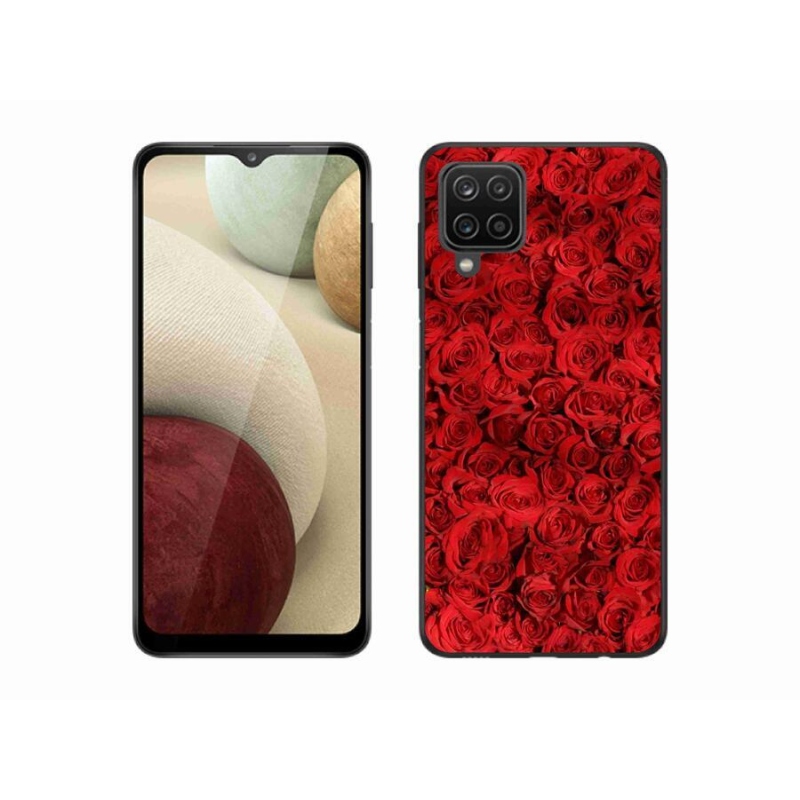 Gelový kryt mmCase na mobil Samsung Galaxy M12 - růže