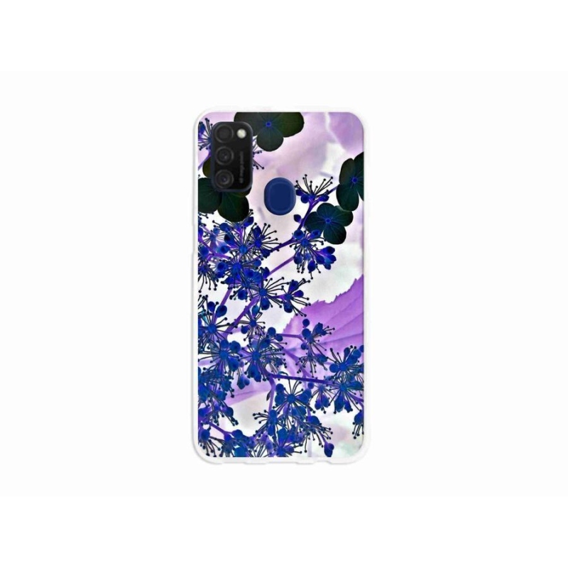 Gelový kryt mmCase na mobil Samsung Galaxy M21 - květ hortenzie