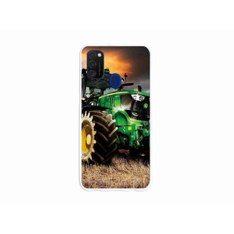 Gelový kryt mmCase na mobil Samsung Galaxy M21 - traktor