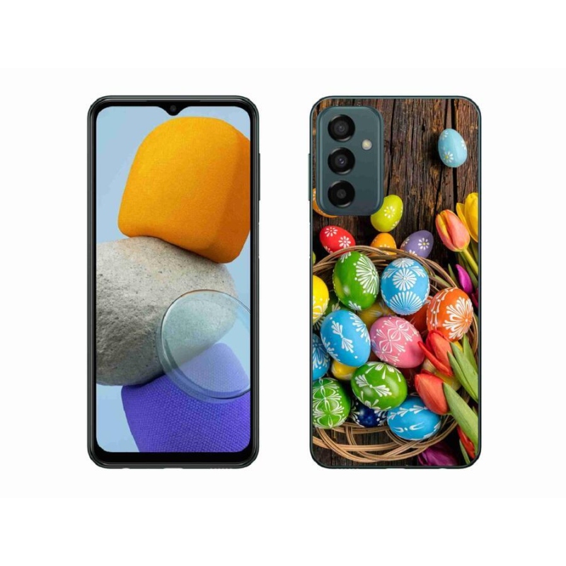 Gelový kryt mmCase na mobil Samsung Galaxy M23 5G - velikonoční vajíčka