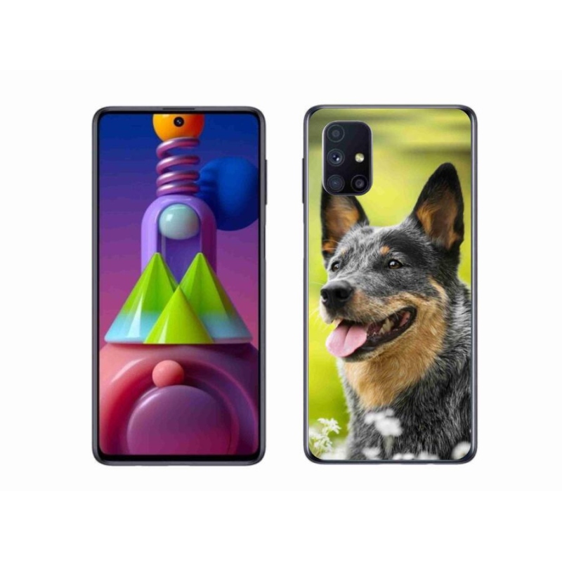 Gelový kryt mmCase na mobil Samsung Galaxy M51 - australský honácký pes