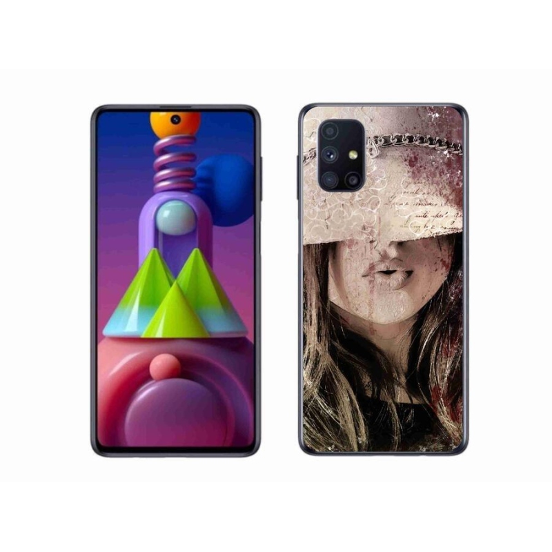 Gelový kryt mmCase na mobil Samsung Galaxy M51 - dívka