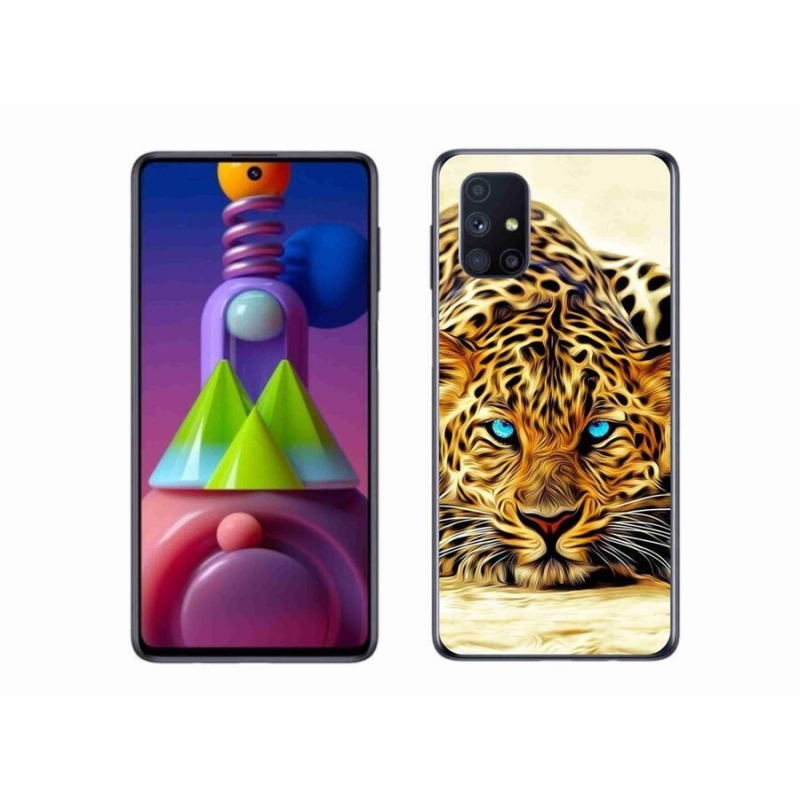 Gelový kryt mmCase na mobil Samsung Galaxy M51 - kreslený tygr