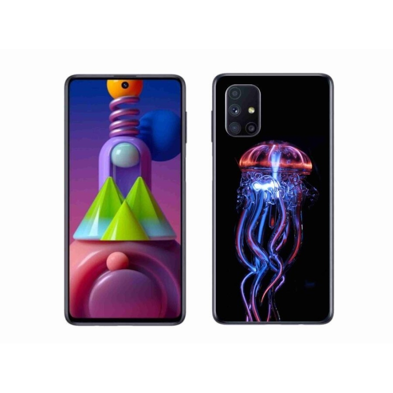 Gelový kryt mmCase na mobil Samsung Galaxy M51 - medúza