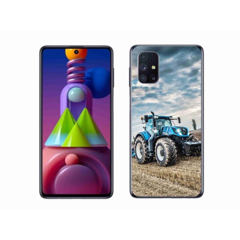 Gelový kryt mmCase na mobil Samsung Galaxy M51 - traktor 2