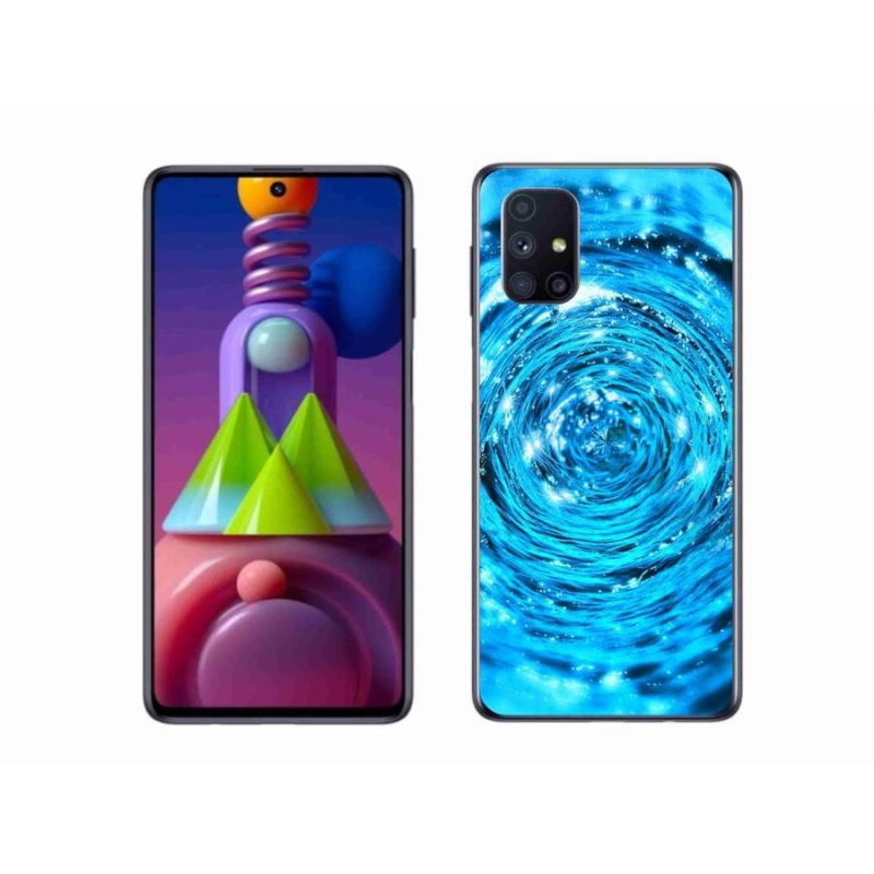 Gelový kryt mmCase na mobil Samsung Galaxy M51 - vodní vír