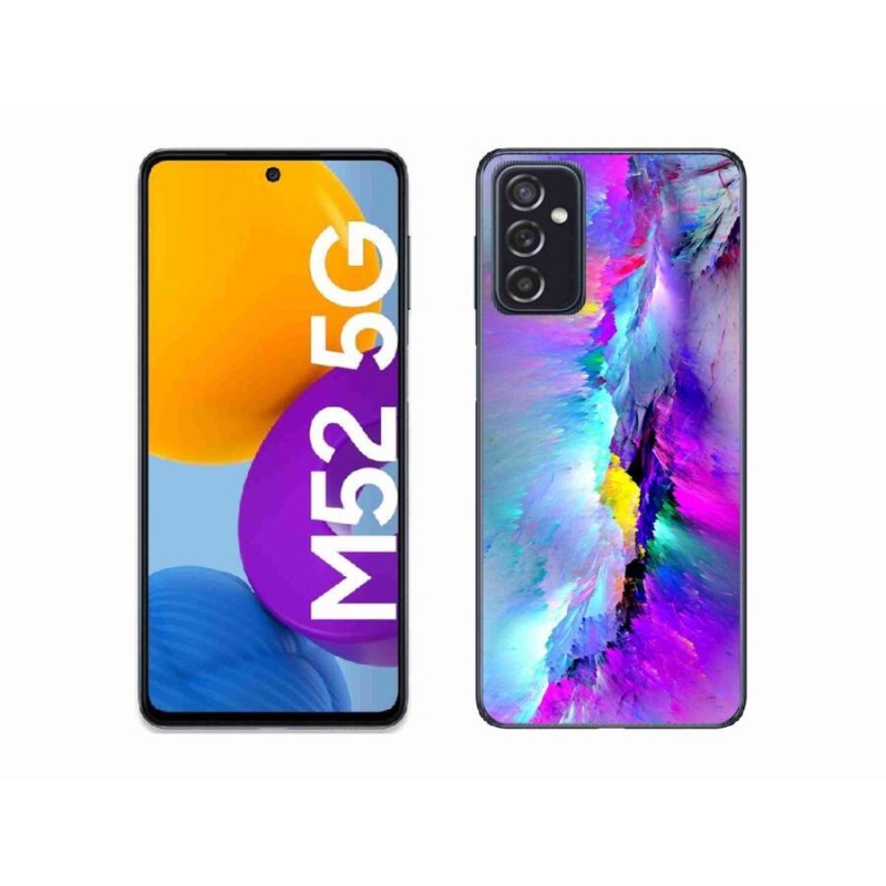 Gelový kryt mmCase na mobil Samsung Galaxy M52 5G - abstrakt