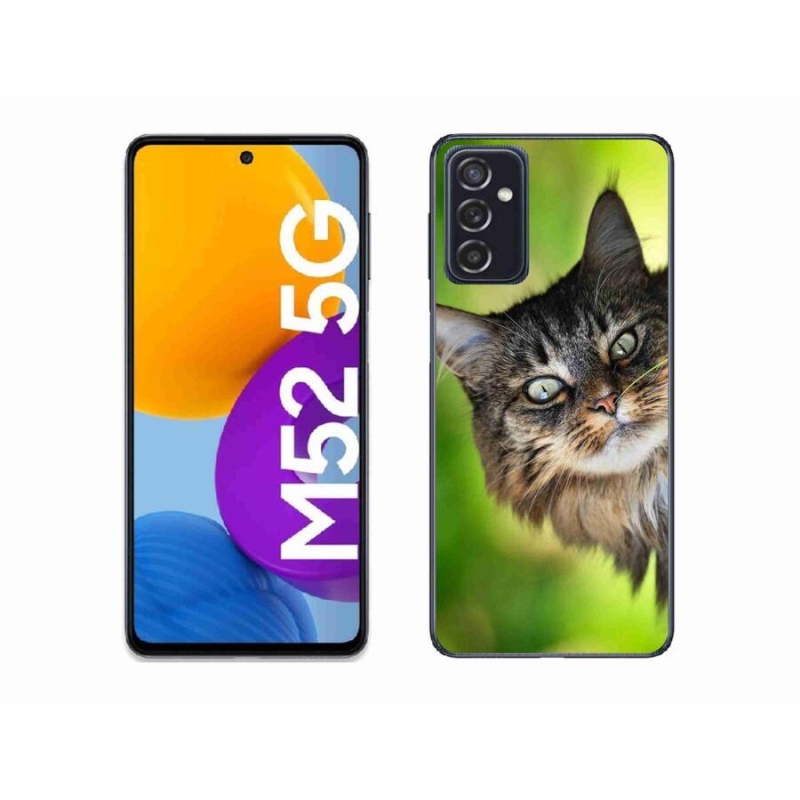 Gelový kryt mmCase na mobil Samsung Galaxy M52 5G - kočka 3
