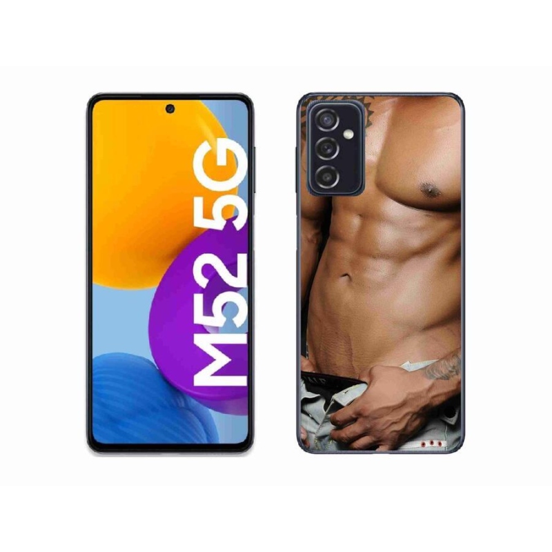 Gelový kryt mmCase na mobil Samsung Galaxy M52 5G - sexy muž