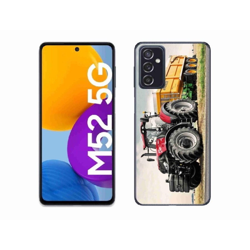 Gelový kryt mmCase na mobil Samsung Galaxy M52 5G - traktor 3