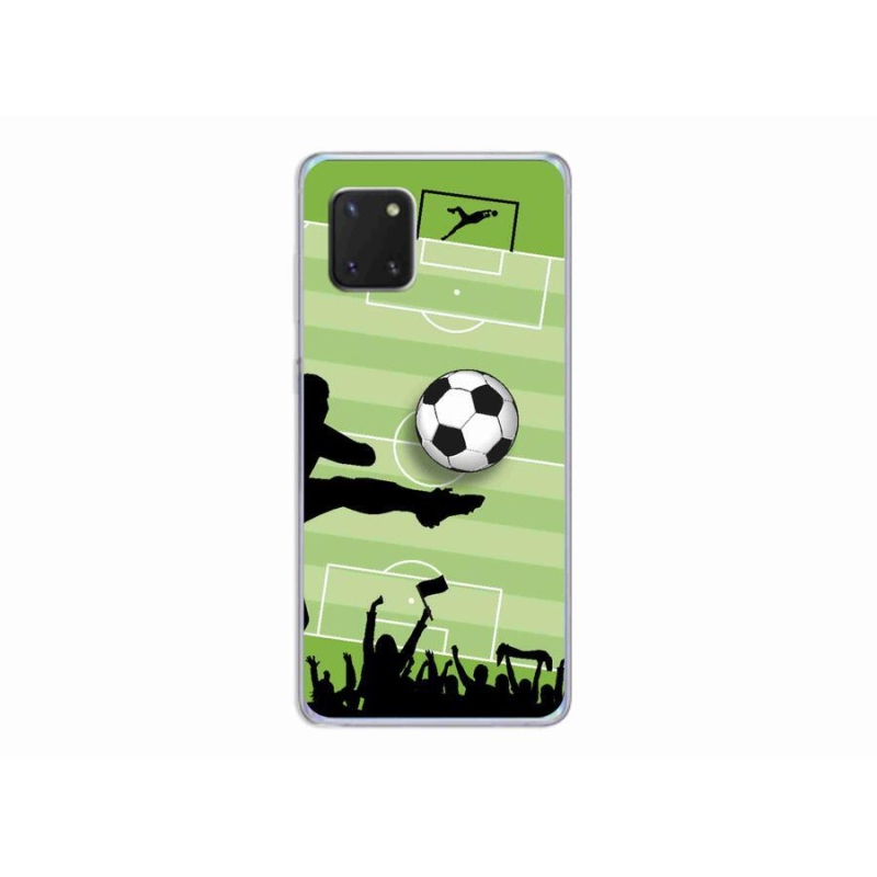 Gelový kryt mmCase na mobil Samsung Galaxy Note 10 Lite - fotbal 3