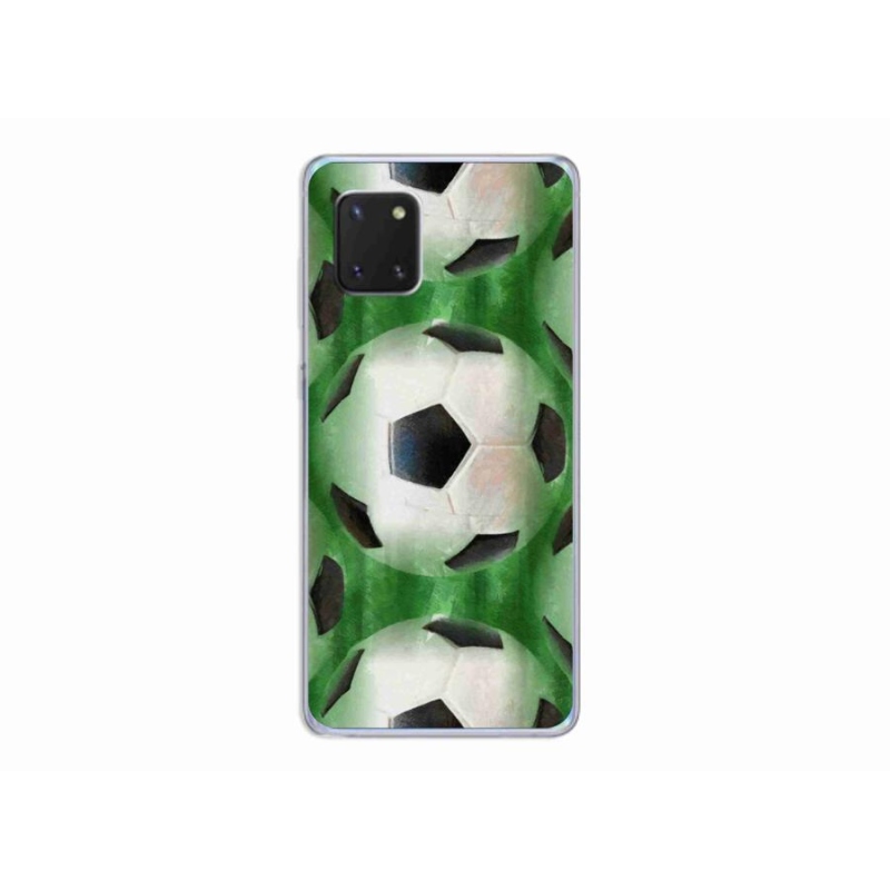 Gelový kryt mmCase na mobil Samsung Galaxy Note 10 Lite - fotbalový míč