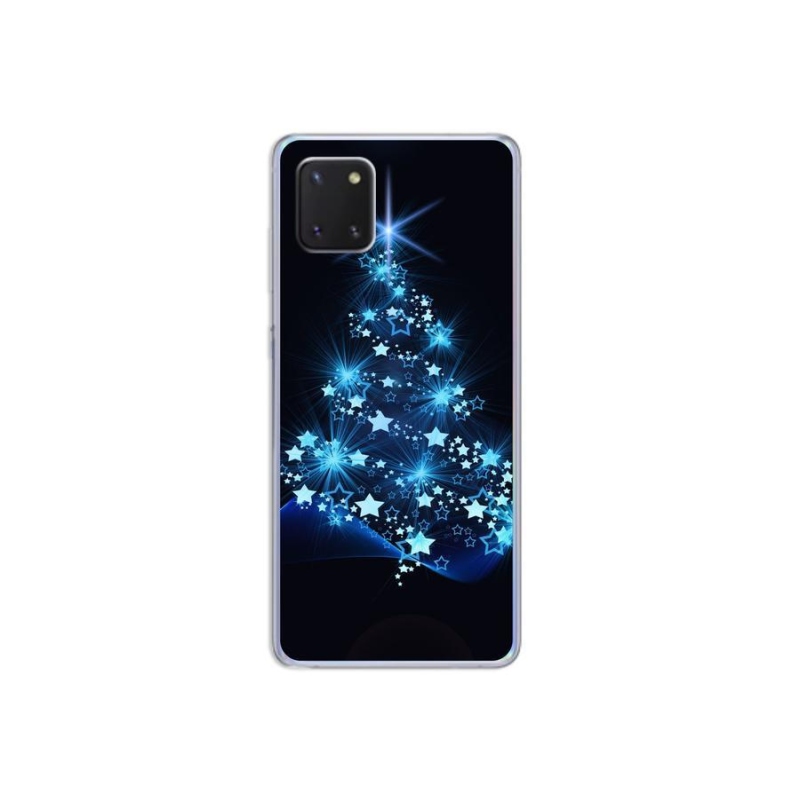Gelový kryt mmCase na mobil Samsung Galaxy Note 10 Lite - vánoční stromek