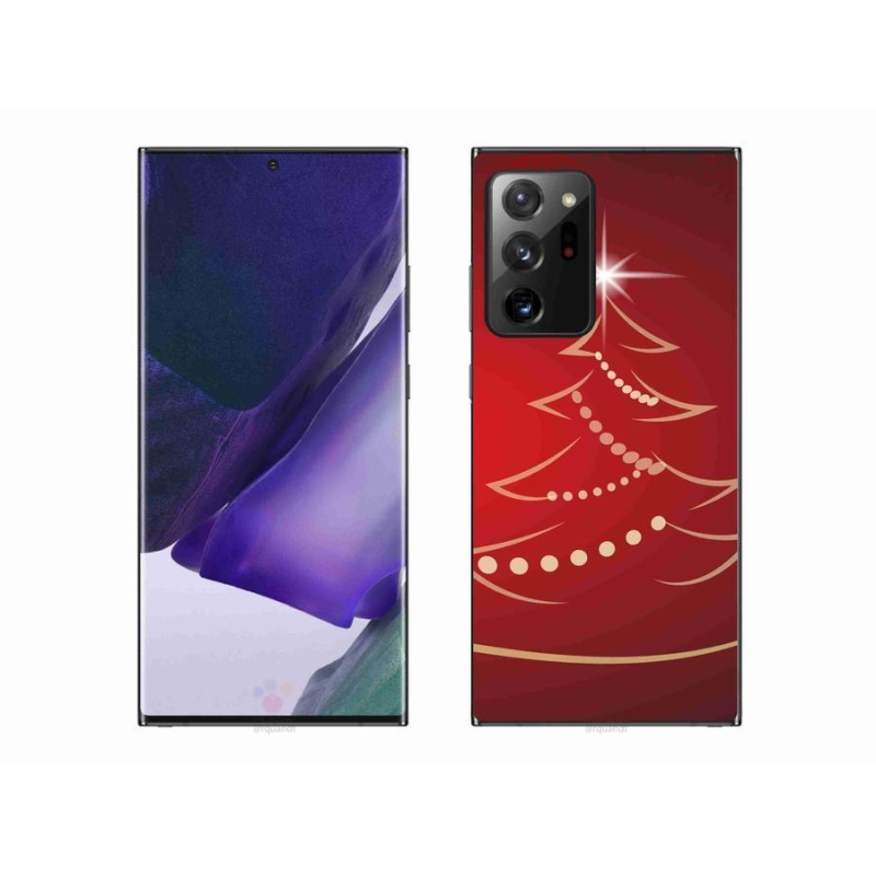 Gelový kryt mmCase na mobil Samsung Galaxy Note 20 Ultra - kreslený vánoční stromek