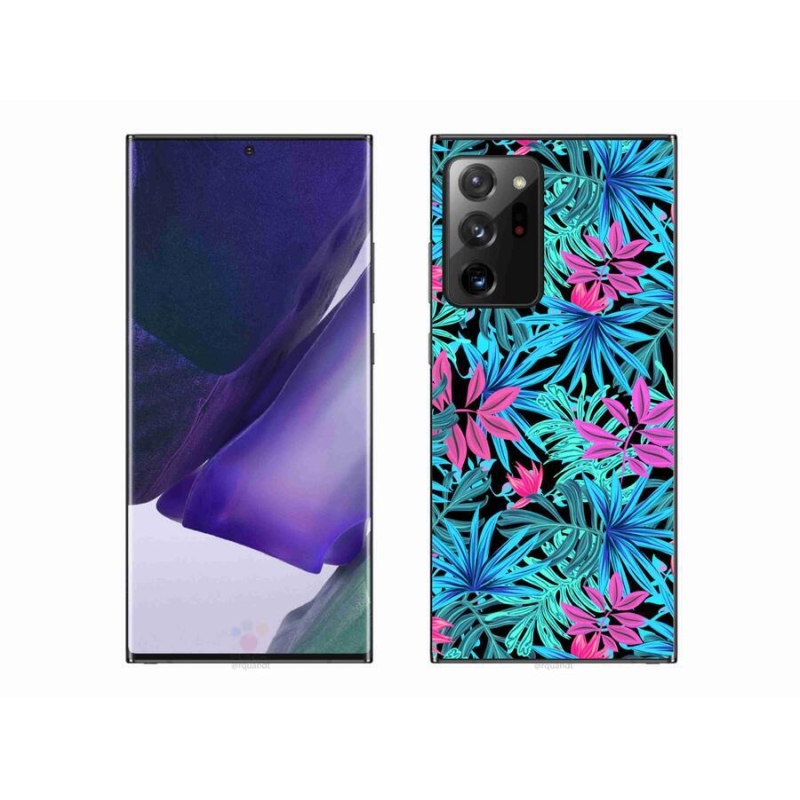 Gelový kryt mmCase na mobil Samsung Galaxy Note 20 Ultra - květiny 3