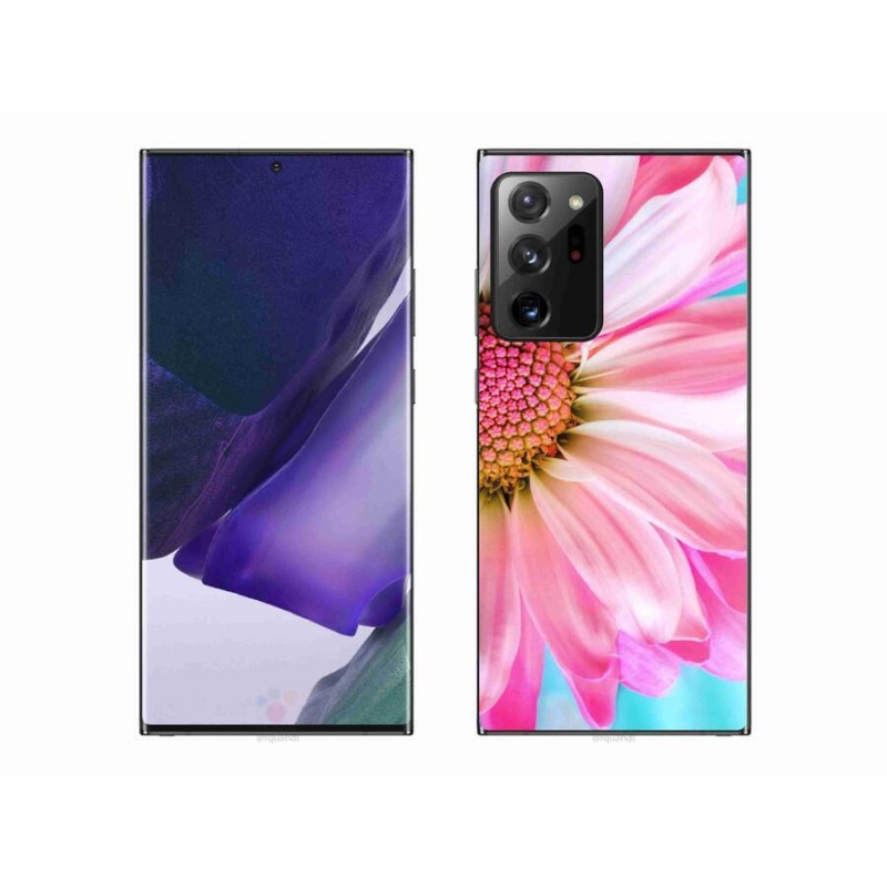 Gelový kryt mmCase na mobil Samsung Galaxy Note 20 Ultra - růžová květina