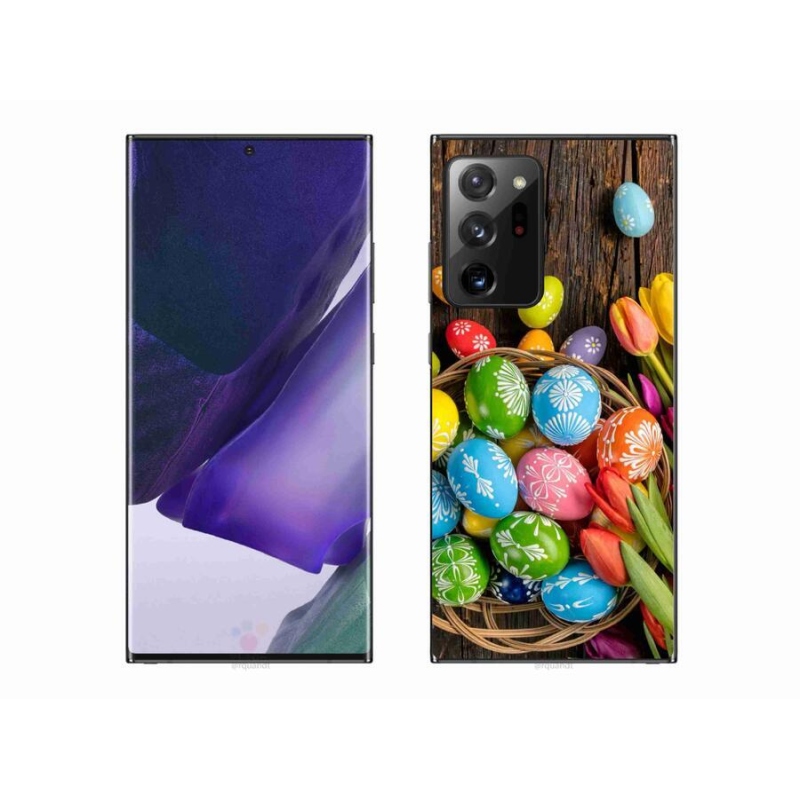 Gelový kryt mmCase na mobil Samsung Galaxy Note 20 Ultra - velikonoční vajíčka