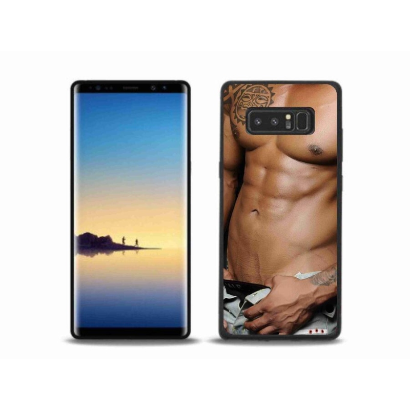 Gelový kryt mmCase na mobil Samsung Galaxy Note 8 - sexy muž