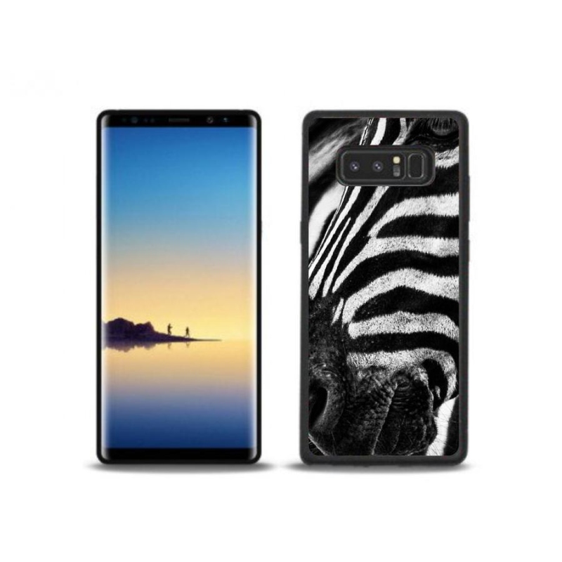 Gelový kryt mmCase na mobil Samsung Galaxy Note 8 - zebra