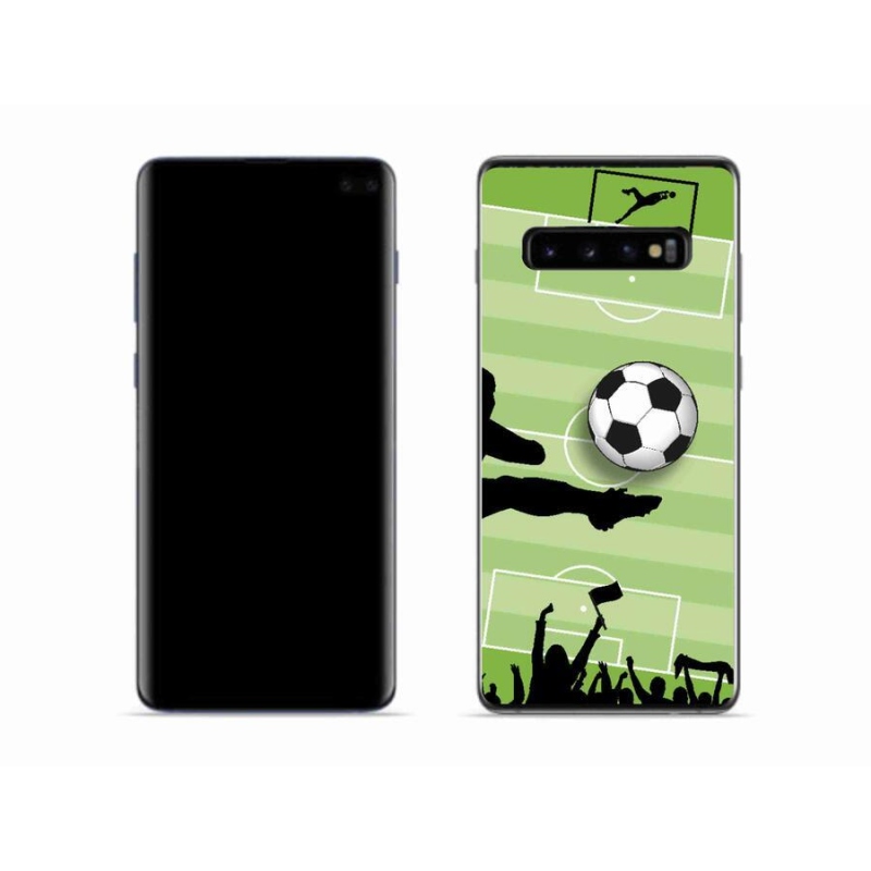 Gelový kryt mmCase na mobil Samsung Galaxy S10 - fotbal 3