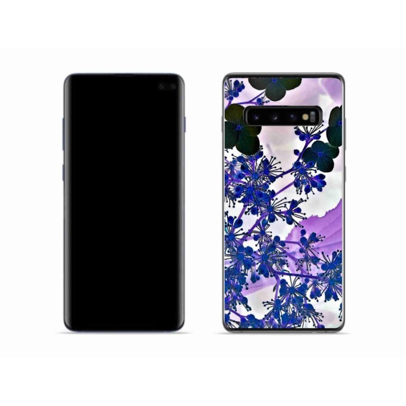 Gelový kryt mmCase na mobil Samsung Galaxy S10 - květ hortenzie