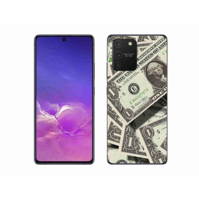 Gelový kryt mmCase na mobil Samsung Galaxy S10 Lite - americký dolar