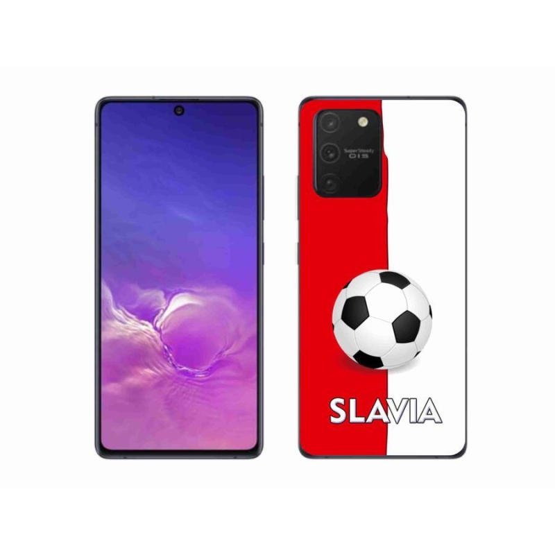 Gelový kryt mmCase na mobil Samsung Galaxy S10 Lite - fotbal 2