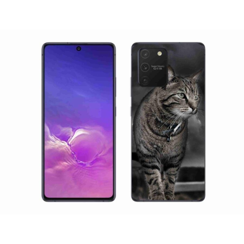 Gelový kryt mmCase na mobil Samsung Galaxy S10 Lite - kočka