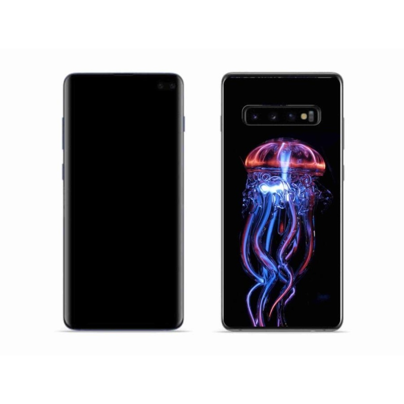 Gelový kryt mmCase na mobil Samsung Galaxy S10 - medúza