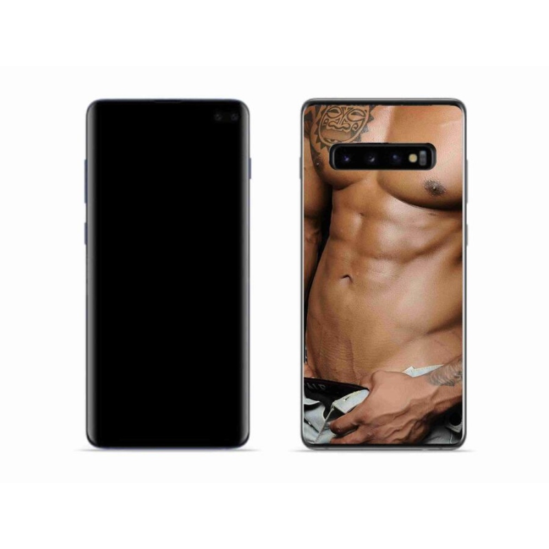 Gelový kryt mmCase na mobil Samsung Galaxy S10 - sexy muž