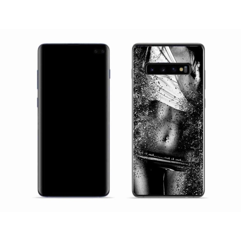Gelový kryt mmCase na mobil Samsung Galaxy S10 - sexy žena 1