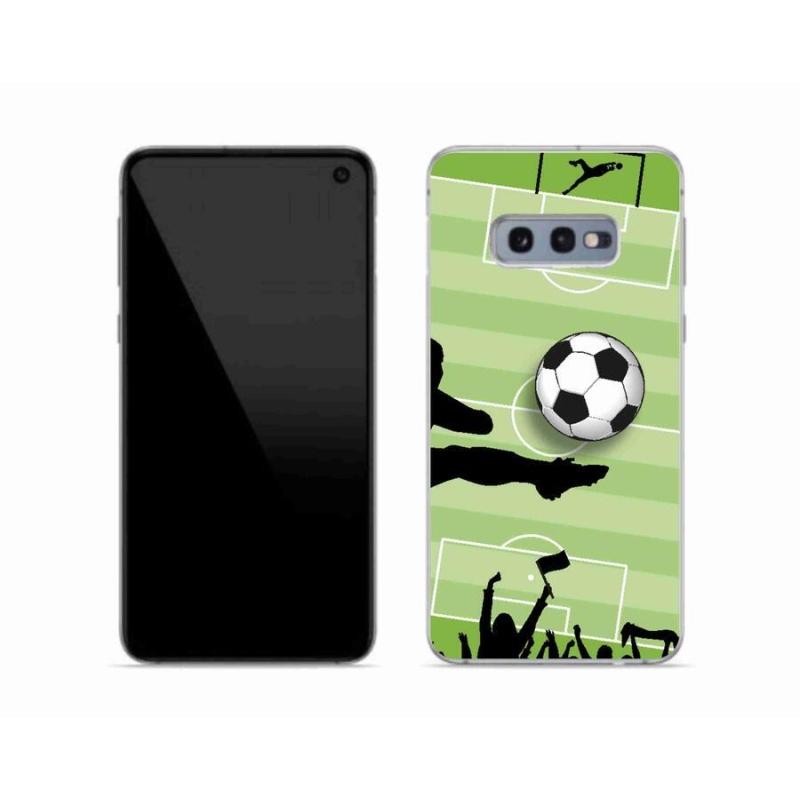 Gelový kryt mmCase na mobil Samsung Galaxy S10e - fotbal 3