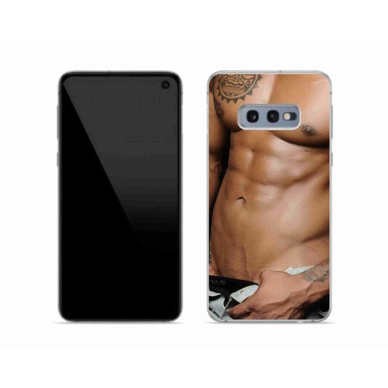 Gelový kryt mmCase na mobil Samsung Galaxy S10e - sexy muž