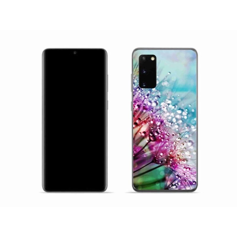 Gelový kryt mmCase na mobil Samsung Galaxy S20 - barevné květy