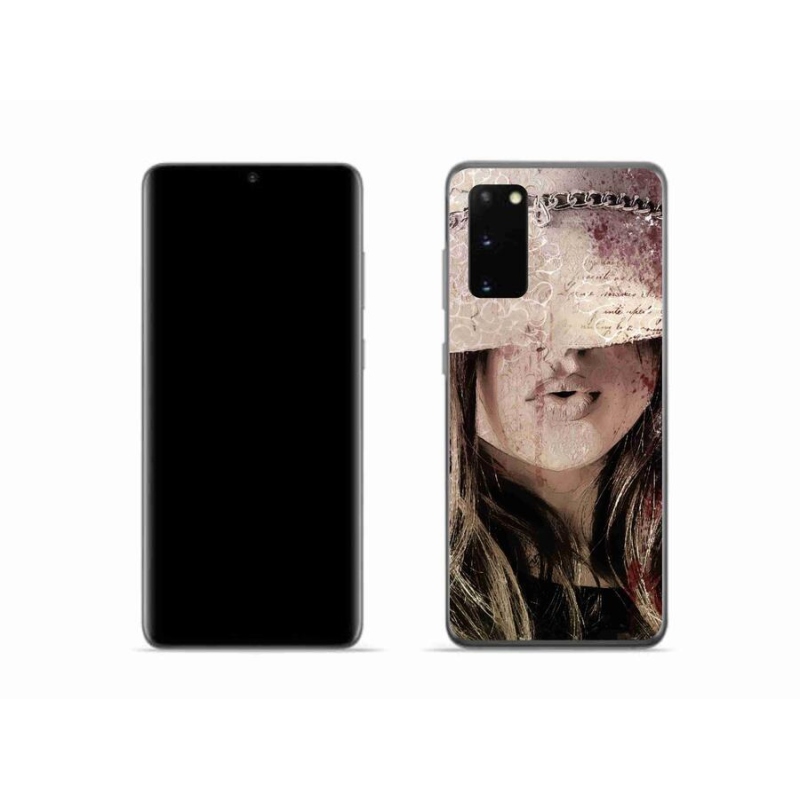 Gelový kryt mmCase na mobil Samsung Galaxy S20 - dívka