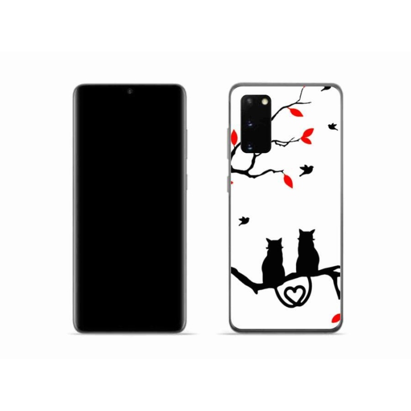 Gelový kryt mmCase na mobil Samsung Galaxy S20 - kočičí láska