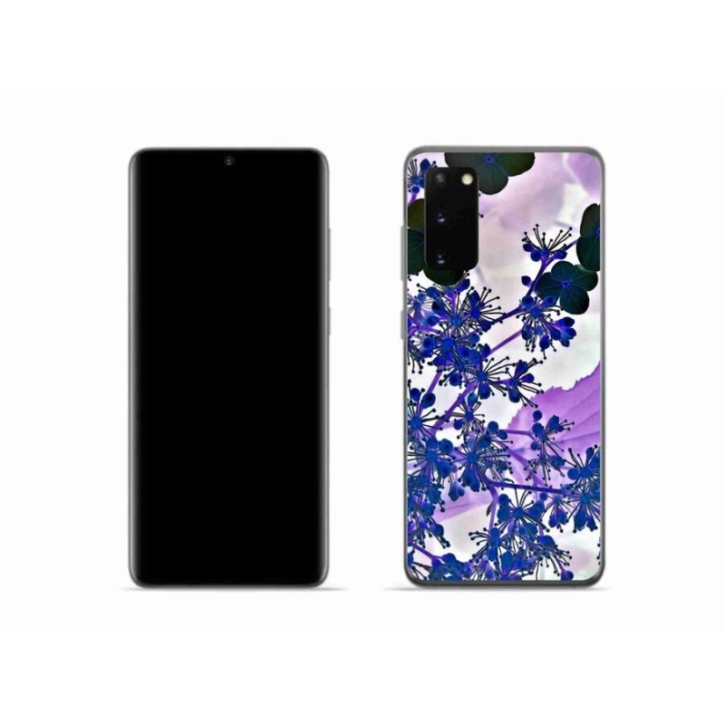 Gelový kryt mmCase na mobil Samsung Galaxy S20 - květ hortenzie