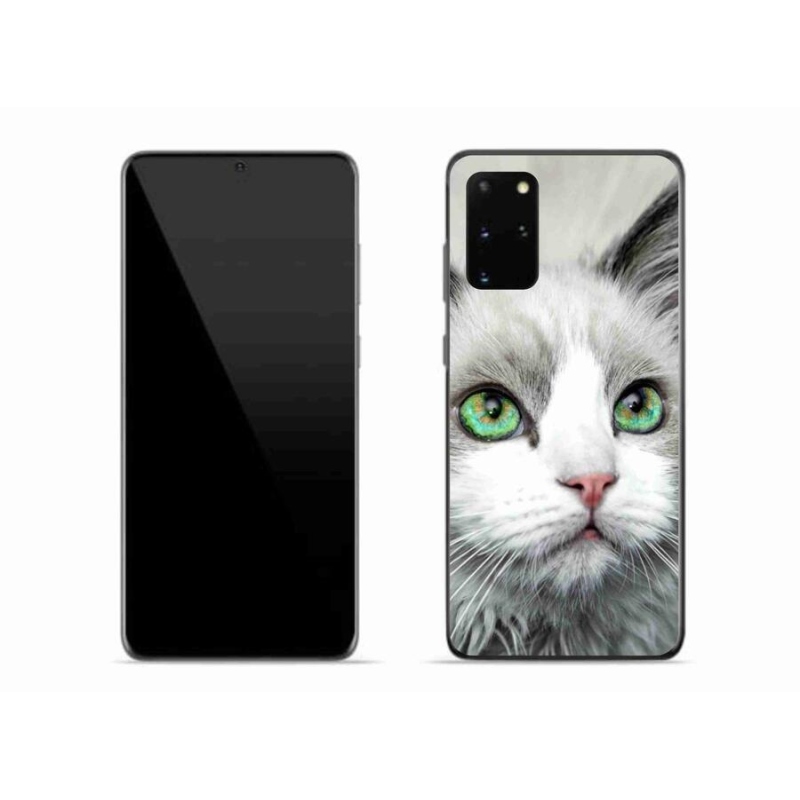 Gelový kryt mmCase na mobil Samsung Galaxy S20 Plus - kočičí pohled