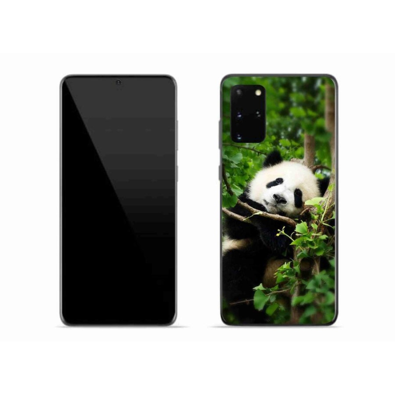 Gelový kryt mmCase na mobil Samsung Galaxy S20 Plus - panda