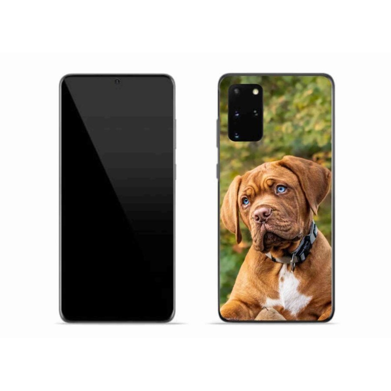 Gelový kryt mmCase na mobil Samsung Galaxy S20 Plus - štěně