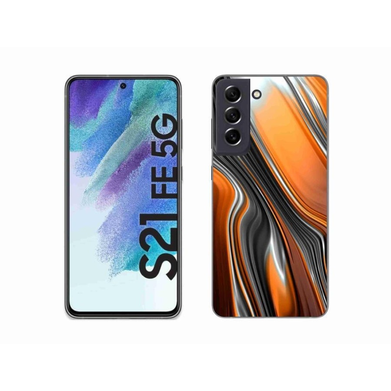 Gelový kryt mmCase na mobil Samsung Galaxy S21 FE 5G - abstrakt 3