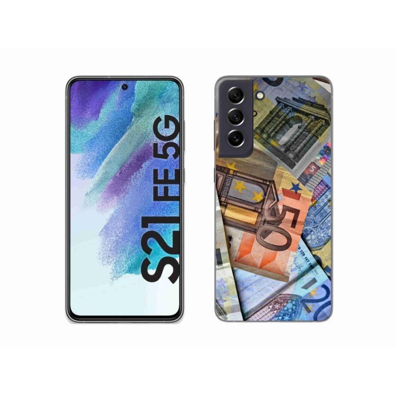 Gelový kryt mmCase na mobil Samsung Galaxy S21 FE 5G - euro